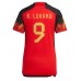Belgien Romelu Lukaku #9 Replika Hemma matchkläder Dam VM 2022 Korta ärmar
